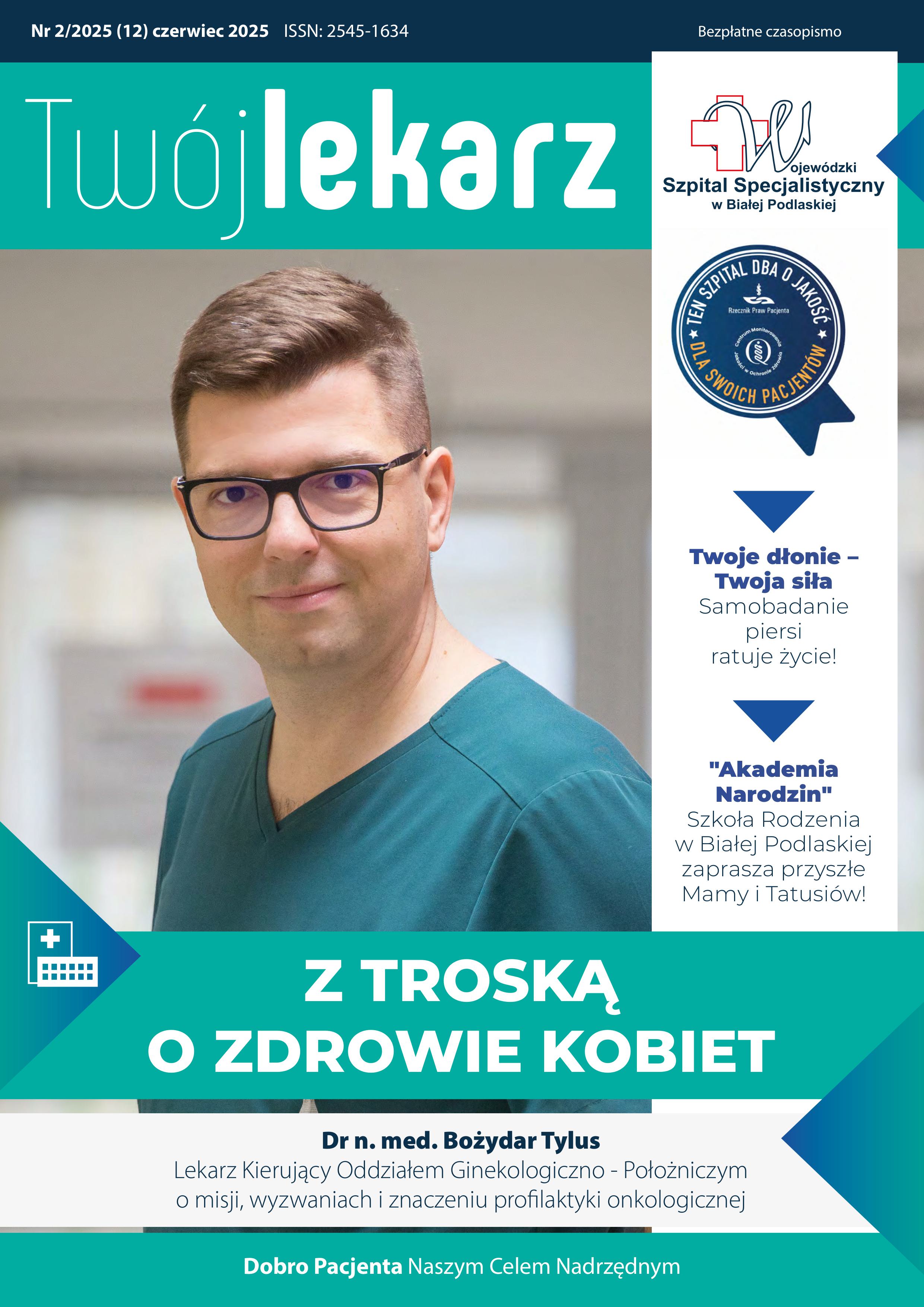 Twój Lekarz Nr 2(12) czerwiec 2025 OKŁADKA.