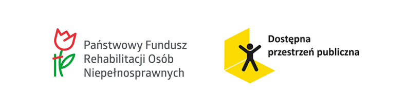 logo - Państwowy Fundusz Rehabilitacji Osób Niepełnosprawnych plus Dostępna Przestrzeń Publiczna