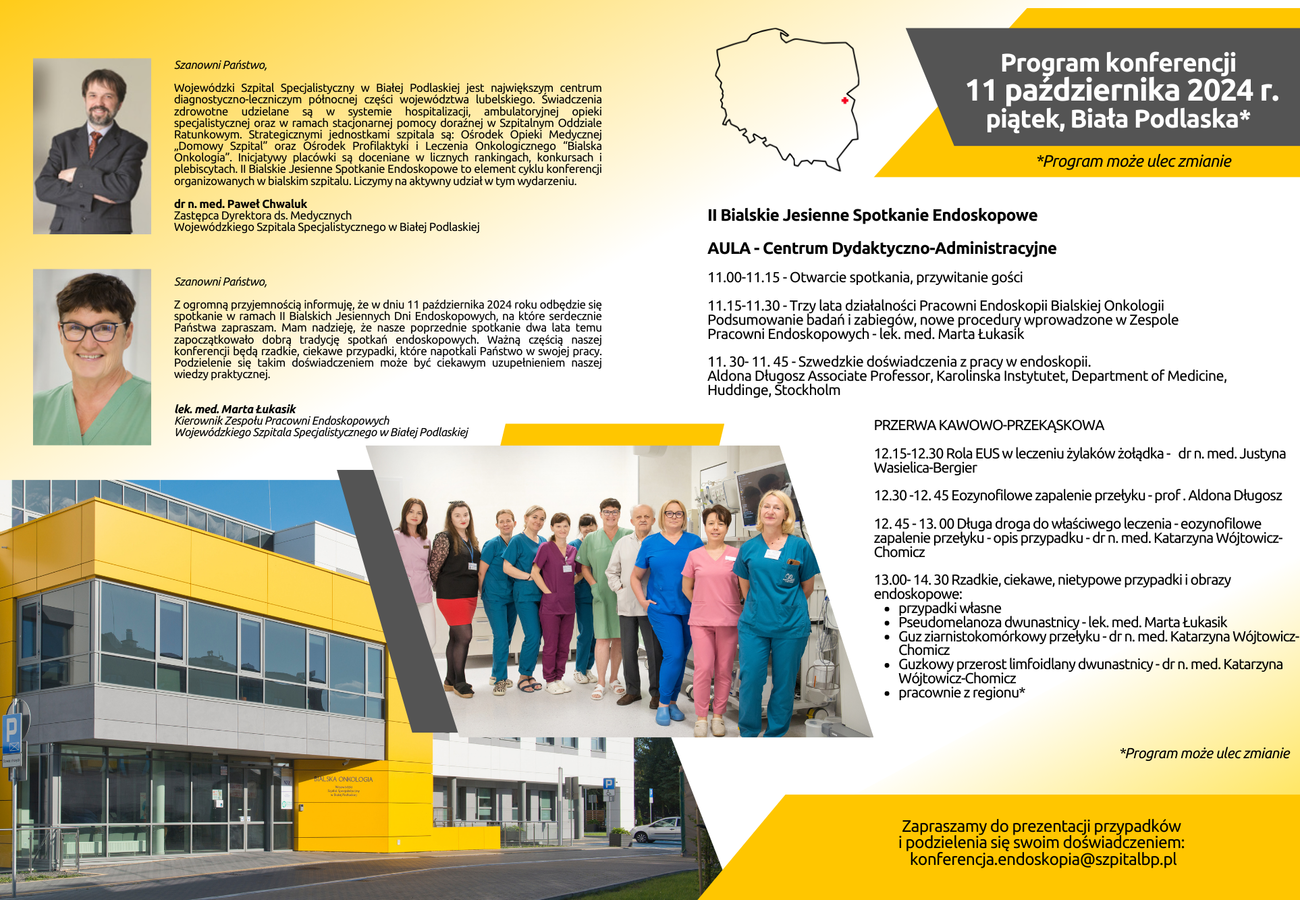 Konferencja Endoskopowa - folder