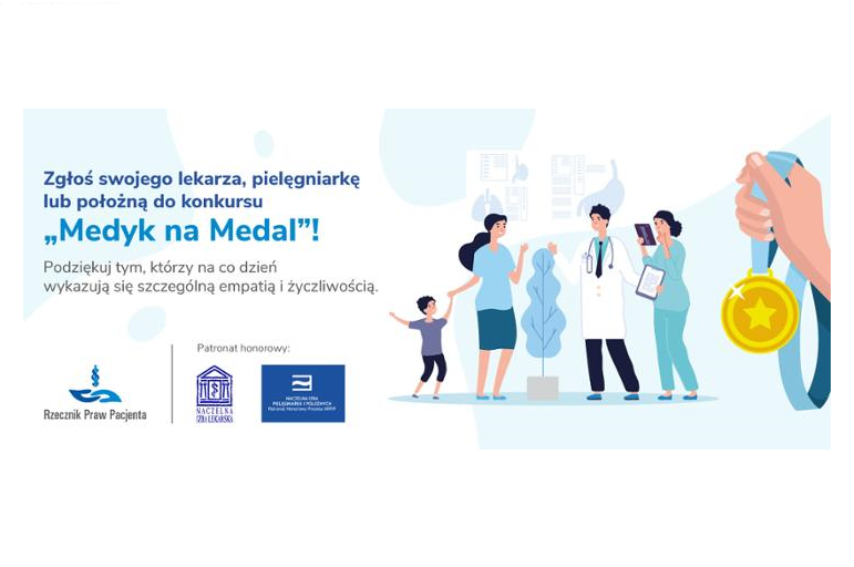 Baner konkursu "Medyk na Medal"