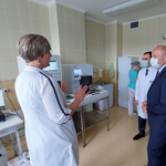 Delegacja bialskiego szpitala w Obwodowym Klinicznym Szpitalu w Brześciu
