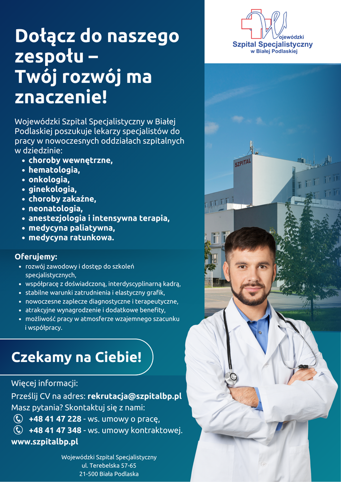 Infografika - Dołącz do naszego zespołu - Twój rozwój ma znaczenie!