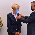Wręczenie złotego medalu przez Wojewodę Lubelskiego