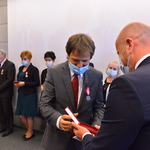 Wręczenie srebrnego medalu przez Wojewodę Lubelskiego