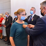 Wręczenie srebrnego medalu przez Wojewodę Lubelskiego