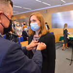 Wręczenie srebrnego medalu przez Wojewodę Lubelskiego