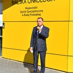 Przemówienia gości po przecięciu wstęgi