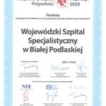 Dyplom - „Bezpieczny Szpital Przyszłości – Inspiracje” przyznany WSzS.jpg