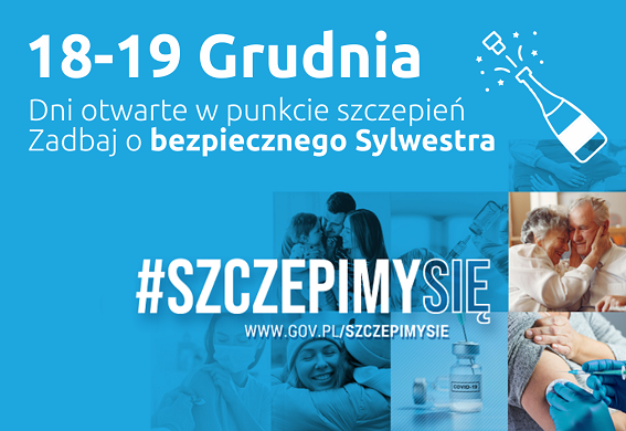 Plakat - 18-19 grudnia Dni Otwarte w Punkcie Szczepień.png