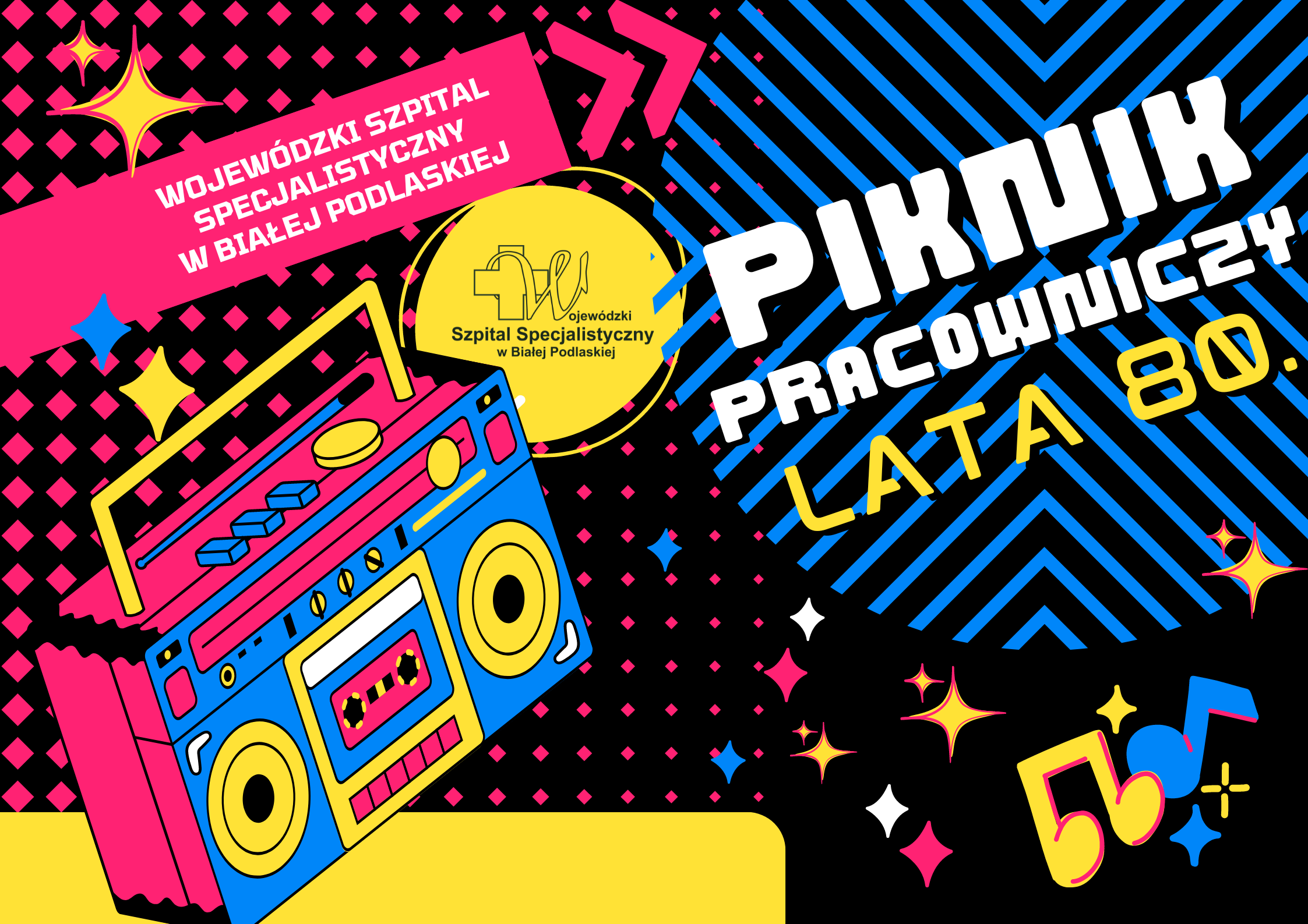 Infografika - Piknik Pracowniczy WSzS - Lata 80.