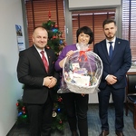 Spotkanie wigilijno-opłatkowe pracowników Szpitala z Dyrektorem WSzS oraz Przewodniczącym Rady Społecznej Szpitala.