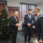Spotkanie wigilijno-opłatkowe pracowników Szpitala z Dyrektorem WSzS oraz Przewodniczącym Rady Społecznej Szpitala.