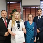 Spotkanie wigilijno-opłatkowe pracowników Szpitala z Dyrektorem WSzS oraz Przewodniczącym Rady Społecznej Szpitala.