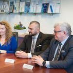 Uroczyste podpisanie umowy na budowę Wielospecjalistycznego Ośrodka Terapii Jednodniowych.