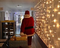 Mikołajkowa niespodzianka w Wojewódzkim Szpitalu Specjalistycznym w Białej Podlaskiej.