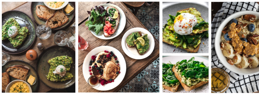 Zdjęcia posiłków.