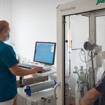 Oddział Ftyzjopulmonologii i Chorób Wewnętrznych - badanie spirometryczne.