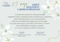 Infografika - Życzenia z okazji Dnia Diagnosty Laboratoryjnego 2026.