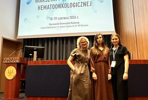 Personel Pracowni Cytogenetycznej Wojewódzkiego Szpitala Specjalistycznego w Białej Podlaskiej na XXIV Ogólnopolskich Warsztatach Cytogenetyki Hematoonkologicznej w Warszawie.