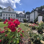Budynek Oddziału Zamiejscowego Gruźlicy i Chorób Płuc w Adampolu.